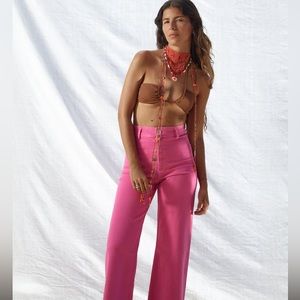 Zara Marine straight high rise jeans